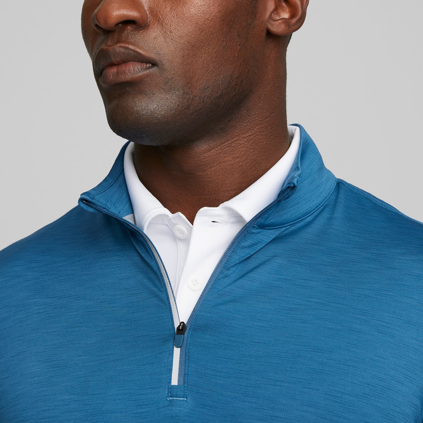 High Quality Men's Casual Athletic Sweatshirt Slim Fit Long Sleeve Quarter Zip Golf Pullover Custom 500 Gsm for Autumn Sports