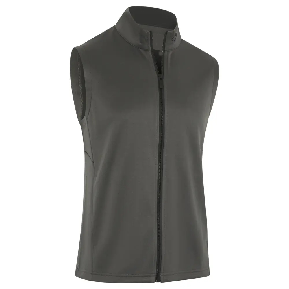 ODM customized men's polyester full-zip golf vests, high-quality breathable wool jackets, suitable for casual and outdoor use