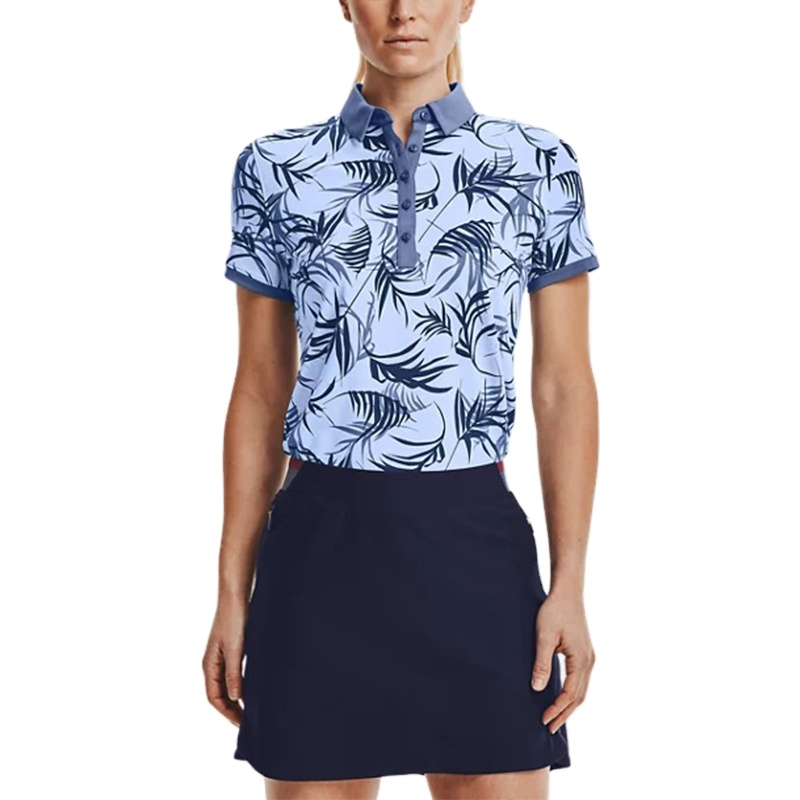 High Quality Women's Casual Sports for Polo Shirts Quick Dry Short Sleeve Custom Designed with Digital Print Logo Included