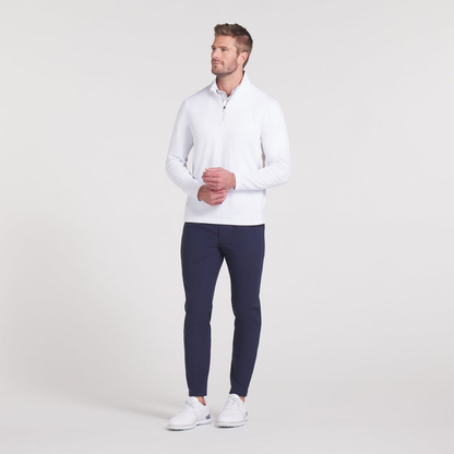 OEM Spandex Polyester Customizable Athletic Men Lightweight Team Team White Glow Quarter Zip Pullover Men Golf Sweatshirt