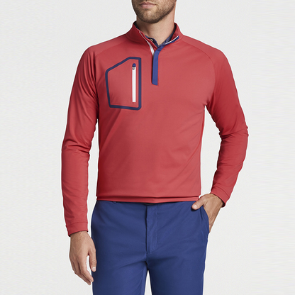 Custom Long Sleeve Plain Men Golf Quarter 1/4 Zip Fleece Gym Pullover Jacket Hoodie Sweatshirt