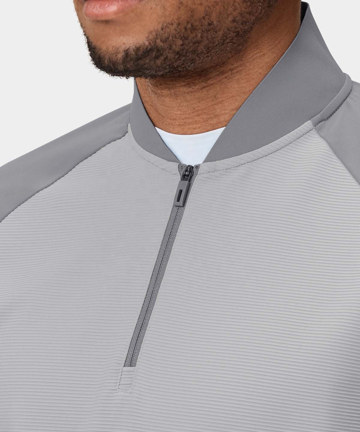Custom Logo Casual Sport Golf Long Sleeve Quick Dry 1/4 Quarter Zip Neck Hoodie Pullovers Sweatshirts for Men