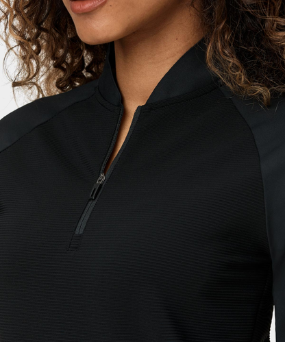 Custom High Quality Ladies Quarter Zip Sweatshirt Long Sleeve Active Wear Luxury Sublimation Golf Pullover Casual Print Autumn