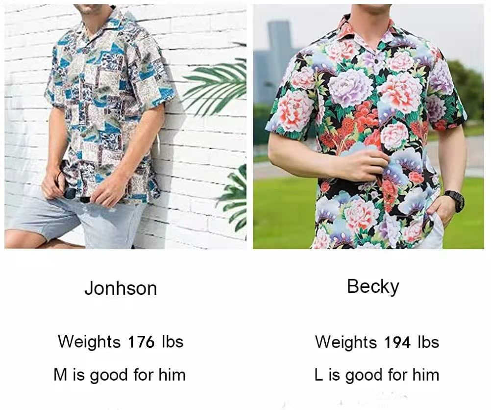 High Quality Custom Logo Casual Short Sleeve Hawaiian Print Funky Vacation Oversized Button up Shirt for Men