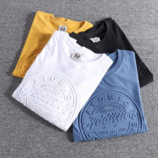 Custom 3d Emed Print Oversized t Shirt Printing Crew Neck Men T-shirts Manufacturers Tshirt