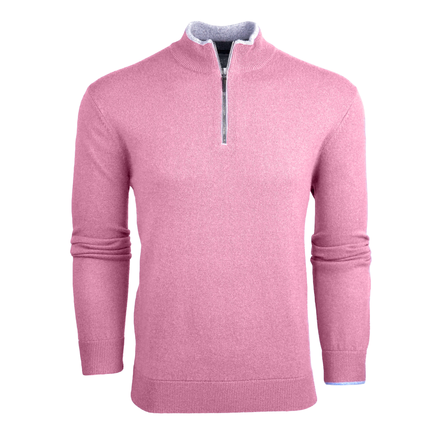 Custom logo Blank High Quality Luxury Oversized Wool Thick Half Quarter 1/4 Zip-up Collar Golf Pullover Sweatshirt
