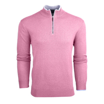 Custom logo Blank High Quality Luxury Oversized Wool Thick Half Quarter 1/4 Zip-up Collar Golf Pullover Sweatshirt