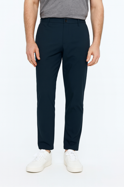 Navy Blue Business Casual Trousers
