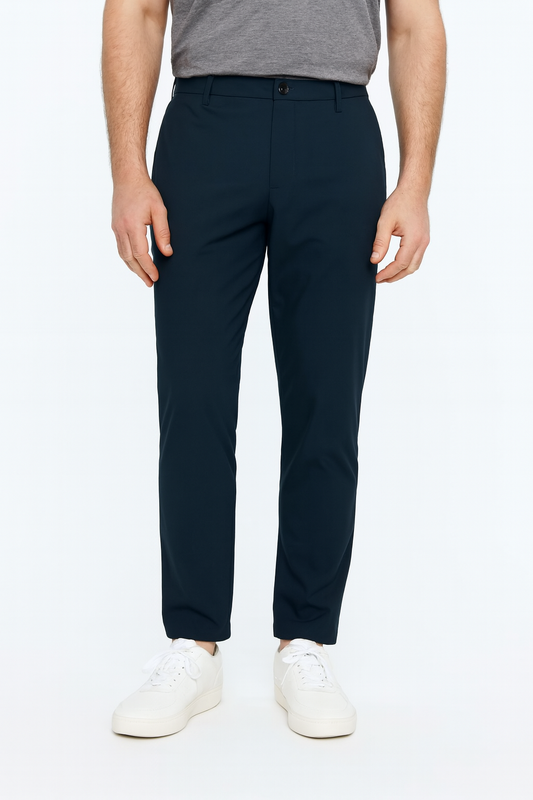 Navy Blue Business Casual Trousers