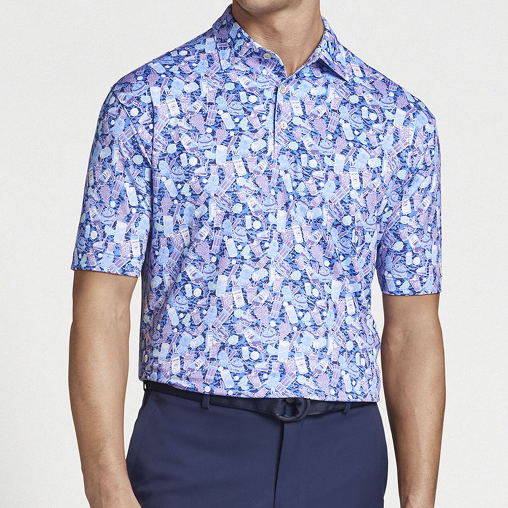 Custom Logo for Polo Shirt 88% Polyester 12% Spandex Casual Jersey Printed Sublimation Solid Collar Golf Clothing Compressed