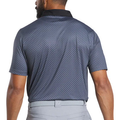 Men's Checkered Golf Polo for Stylish Performance on the Course