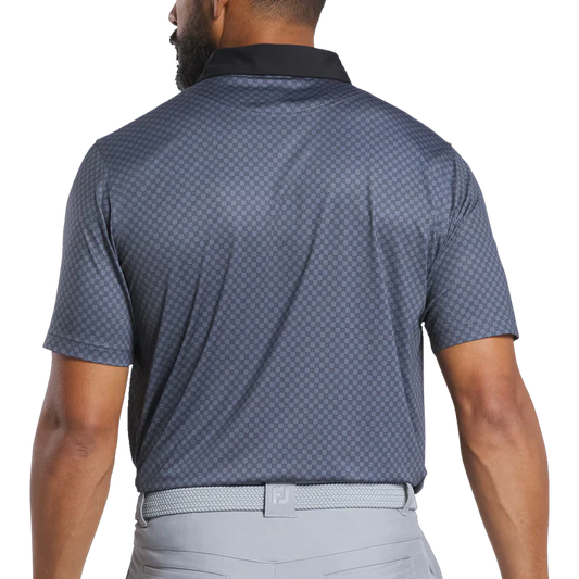 Men's Checkered Golf Polo for Stylish Performance on the Course