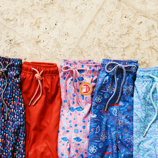 In 2023, OEM customized men's waterproof swimming trunks and beach shorts that were hot-selling