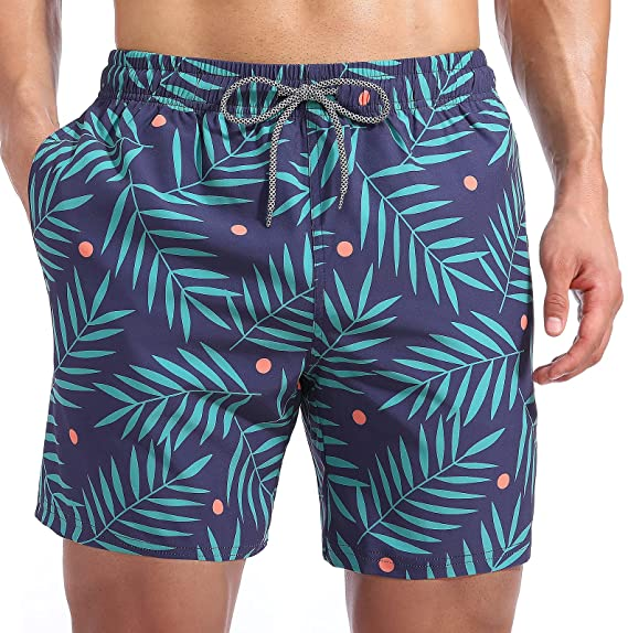 Multifunctional, quick-drying, easy-to-care, high-quality printed, high-performance men's shorts
