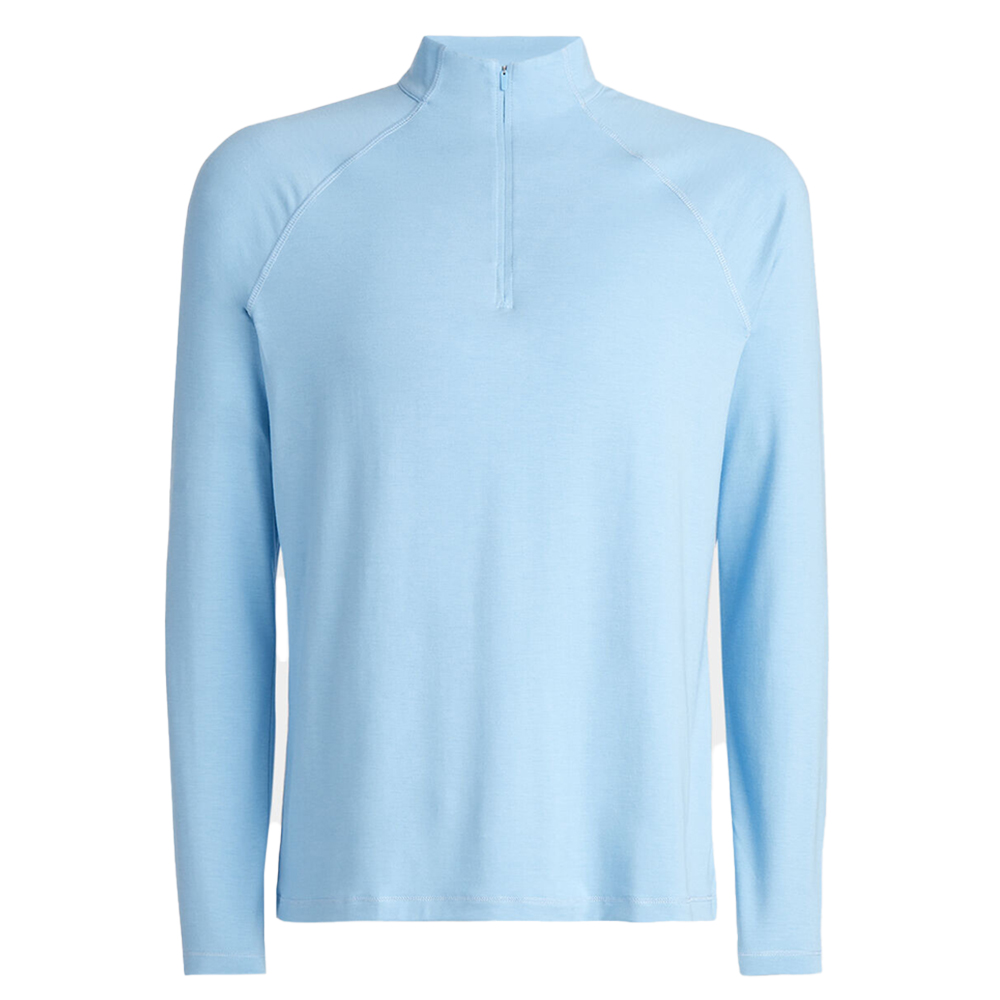 High Quality Men's Long Sleeve 1/4 Zip Golf Pullover with Custom Embroidery Logo Winter Casual Sportshirt with Digital Printing