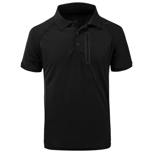 100% Polyester Jersey Custom Logo Men's Short Sleeve Golf for Polo Shirts Athletic Casual Button Solid Pattern Compressed