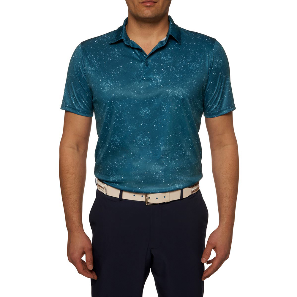 Men's Short-Sleeved Summer Sportswear Casual Print T-Shirt for Polo and Golf Men's US Style