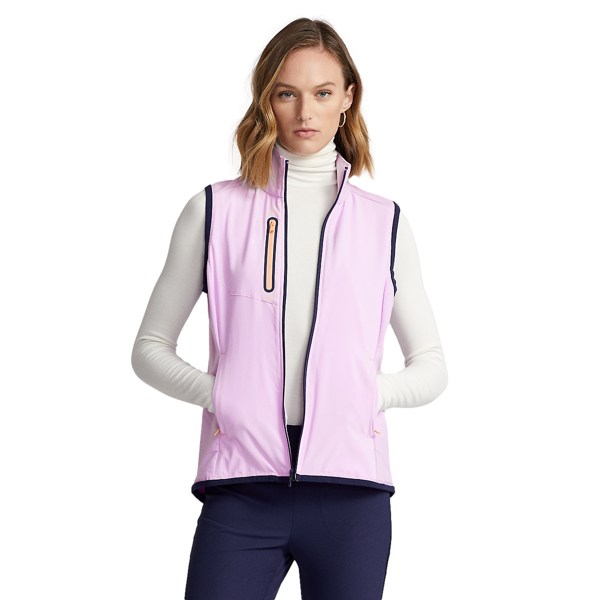 Custom logo sleeveless girls' sports and fitness plus-size women's golf vests