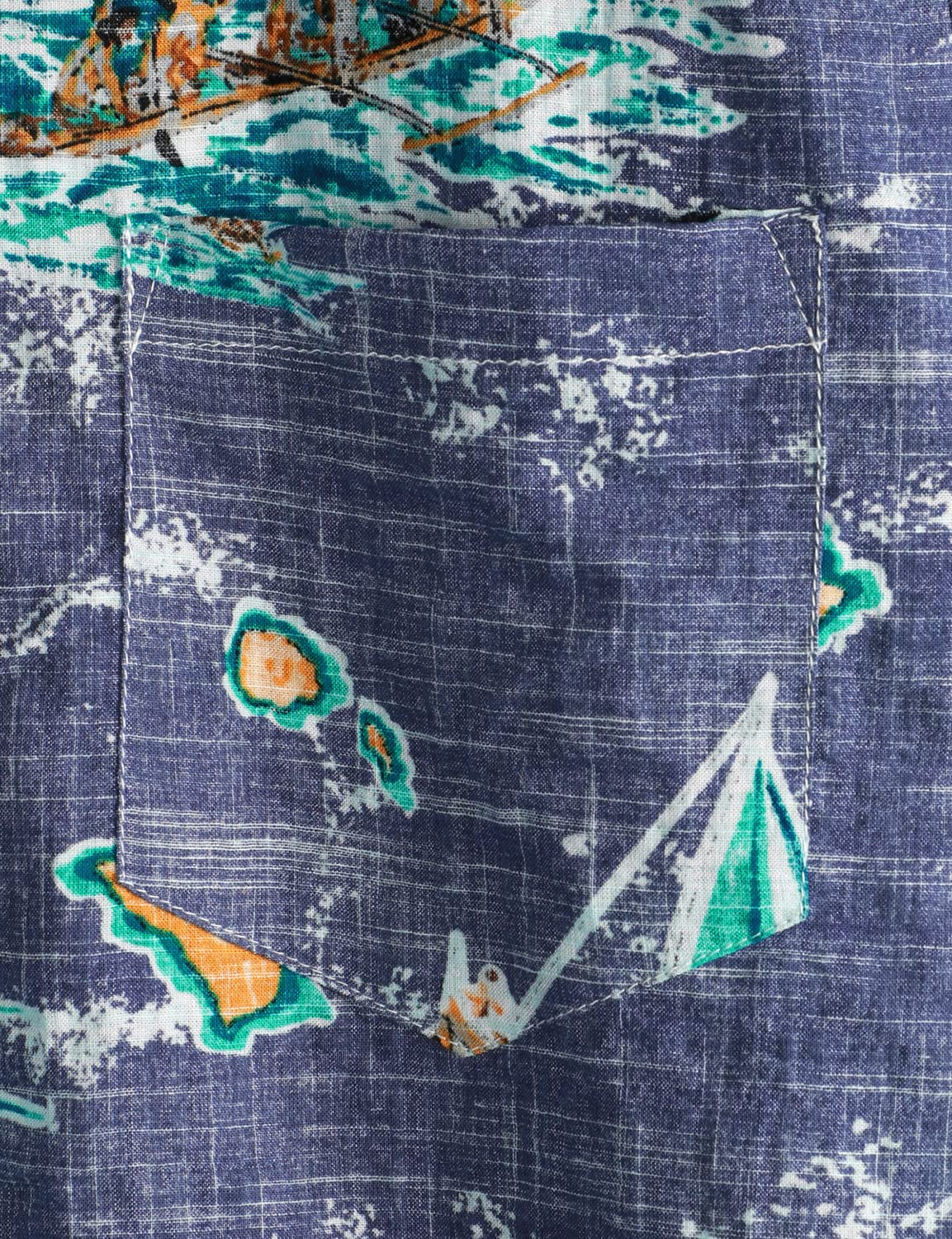 Wholesale Custom Logo Vacation Casual Beach Hawaii Shirt Short Sleeve Cotton Linen Shirts for Men
