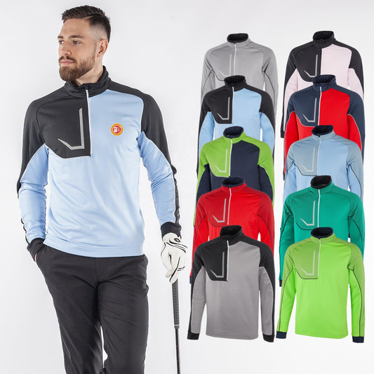 Quick Dry Active Sports Running 3/4 Quarter Zip Dry Fit Golf Long Sleeve Pullover Sweatshirt