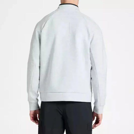 Bulk Custom Men's Custom Logo Golf Half Zip Pullover Long Sleeve Sweatshirt Performance Heather Embroidered Mock Neck Cotton Polyester with Logo Embroidery - Manufacturer Qiandao