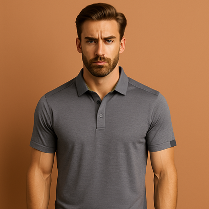 Custom Logo Short Sleeve Breathable Quick Dry Golf Polo T-Shirt Men's Running Sports Tops Gym Workout Men's Polo Shirts