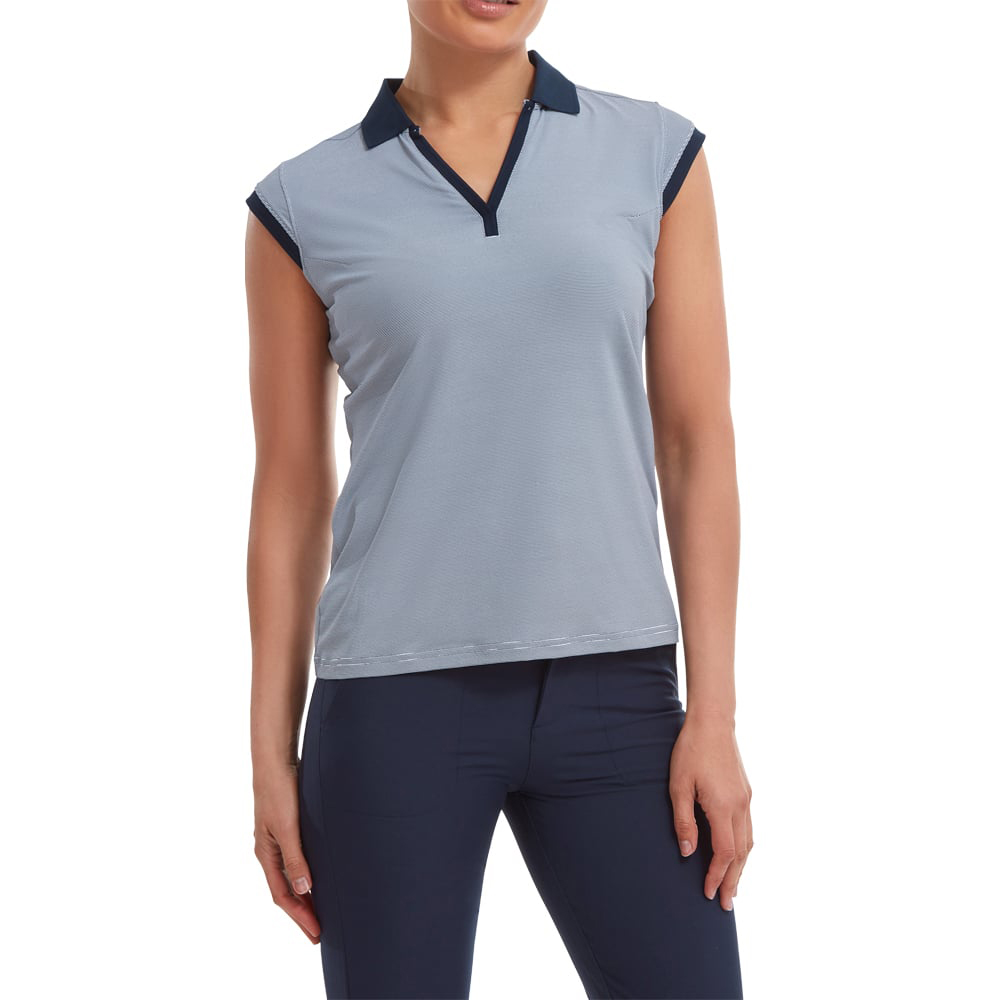 Customize new summer knitted casual custom solid-color performance sleeveless women's golf design Polo shirts
