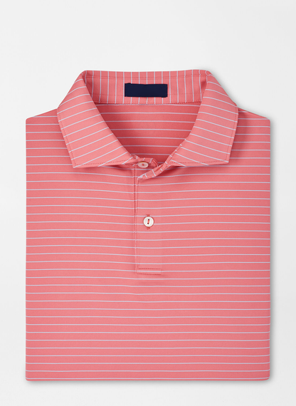 Custom Performance Striped Print Moisture Wicking Slim Fit Manufactures 100% Polyester Blanks Men's Designer Golf Polo T-shirt