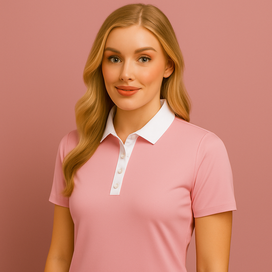 Custom Design Women Golf Polo Shirt Top Slim Fit Lady Manufacturer Apparel Embroidered Logo Golf Wear Polo Shirts for Women