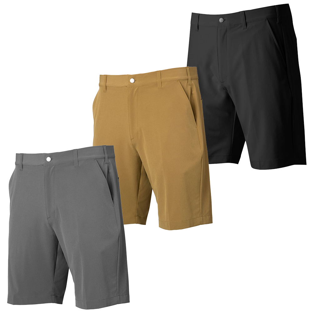 Customized men's summer sports golf shorts with embroidered logos, which are casual, comfortable, quick-drying, breathable and in solid colors