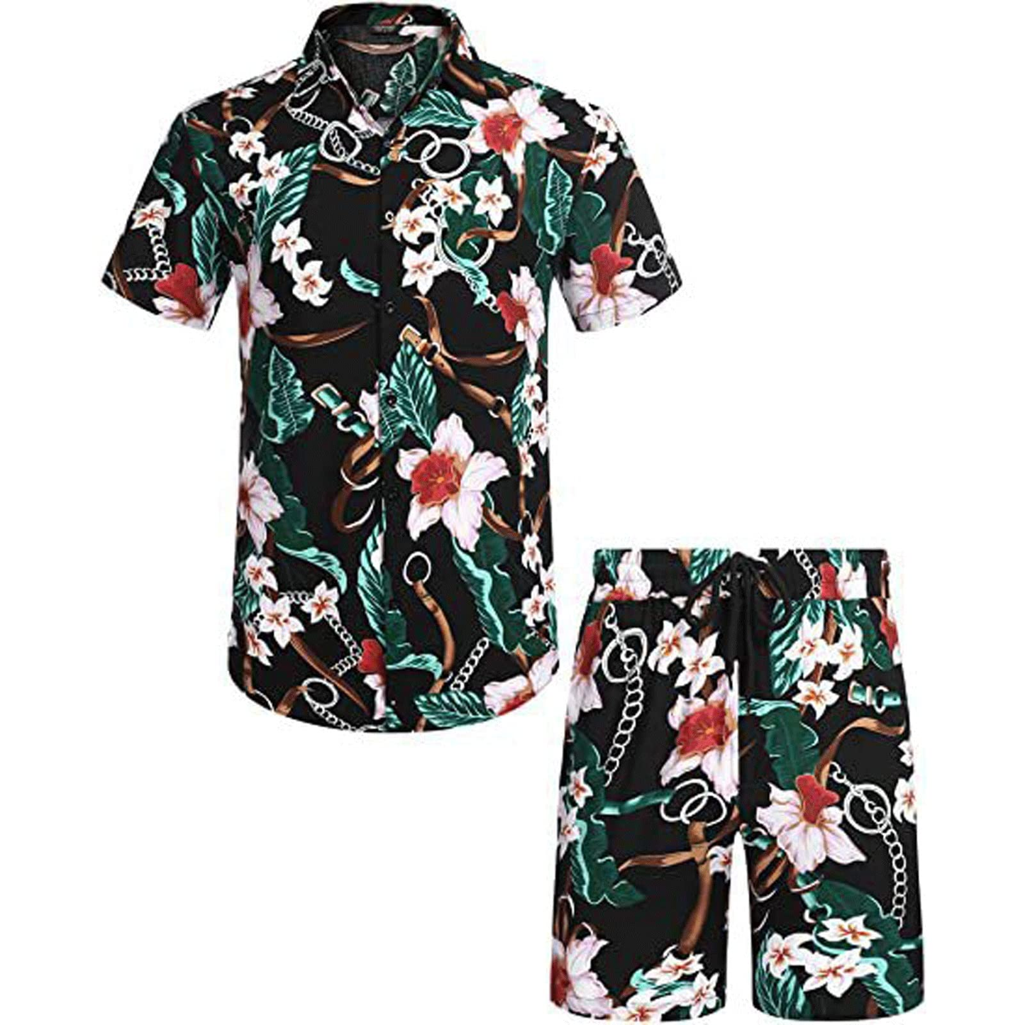 Custom logo Design Pattern Family Hawaiian Vacation Shirt Regular Casual Loose Summer Beach Shirt for Men