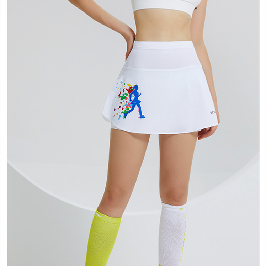 Custom-made high-waisted, comfortable inner wear, short, lightweight, quick-drying sportswear, including formal half skirts for golf, running, fitness as well as pleated tennis skirts