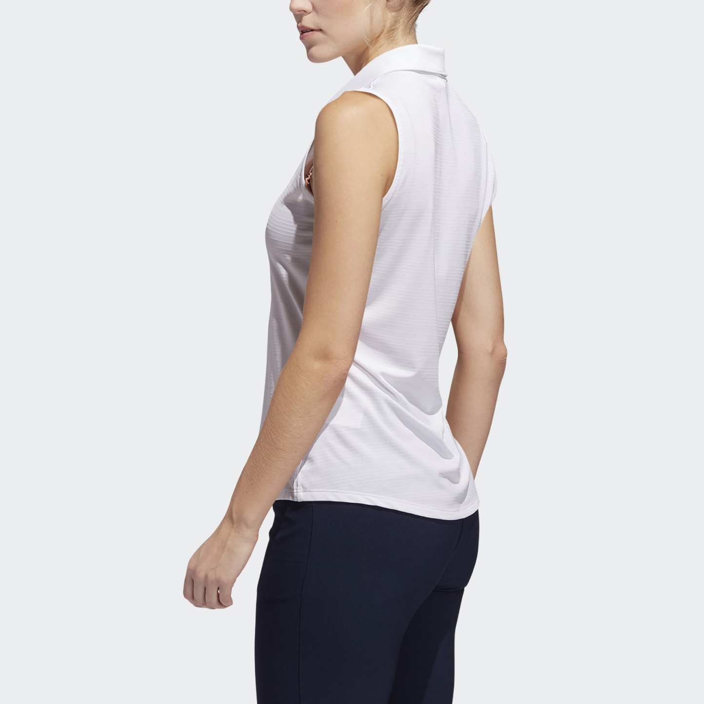 Custom logo High Quality Polyester Spandex Quick Dry Slim Fit Sleeveless Lady Female Polo t Shirts for Golf Wear