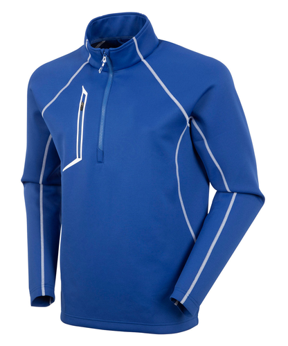 High Quality Men's Long Sleeve Vintage Athletic 1/4 Zip Pullover Golf Sweatshirt Custom Logo Stand Collar Print for Autumn
