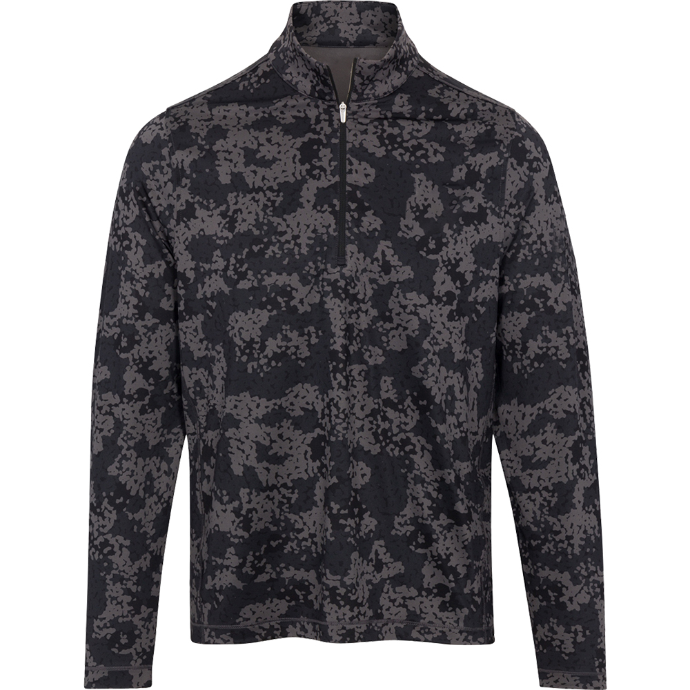 Oem Manufacturing Agreed to Make Men's Half Chest Zip-up Collar Pullover Camouflage Printed Men's Outdoor Sports Pullover