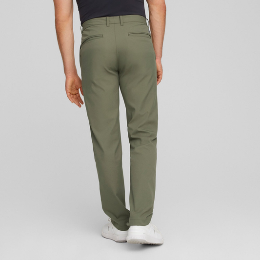 Custom logo, four-way stretch, slim-fitting, sporty and comfortable golf pants with zipper specifications, men's 100% cotton pants