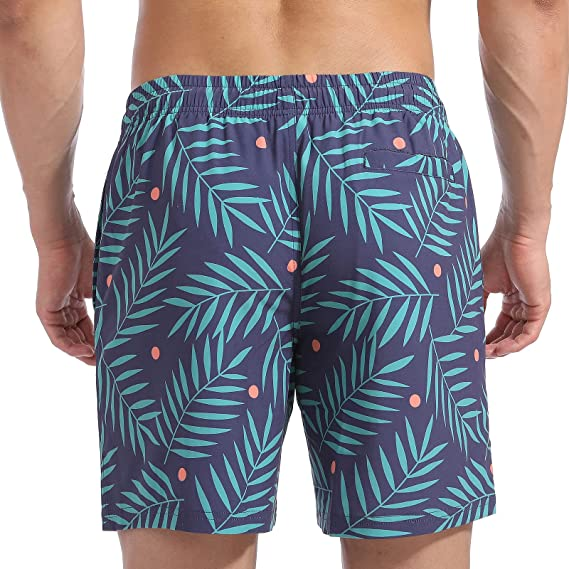 Multifunctional, quick-drying, easy-to-care, high-quality printed, high-performance men's shorts