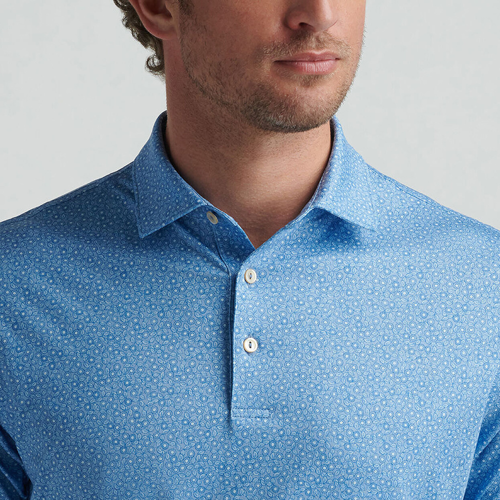Custom Logo Men's Luxury Performance Quick Dry Slim Fit Moisture Wicking Knit Spf Golf Shirt Polos