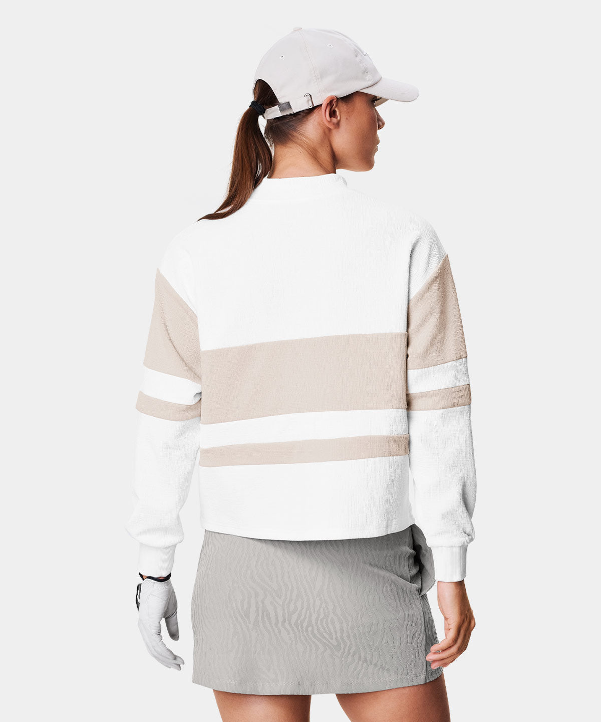 High Quality Custom Women's Golf Design Crewneck Sweatshirt Printed Logo on Front for Autumn