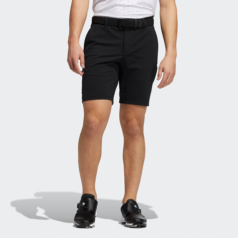 High-quality four-way stretch golf shorts with logo pockets, wrinkle-resistant, quick-drying, suitable for sports and work, as well as elastic Bermuda shorts for men