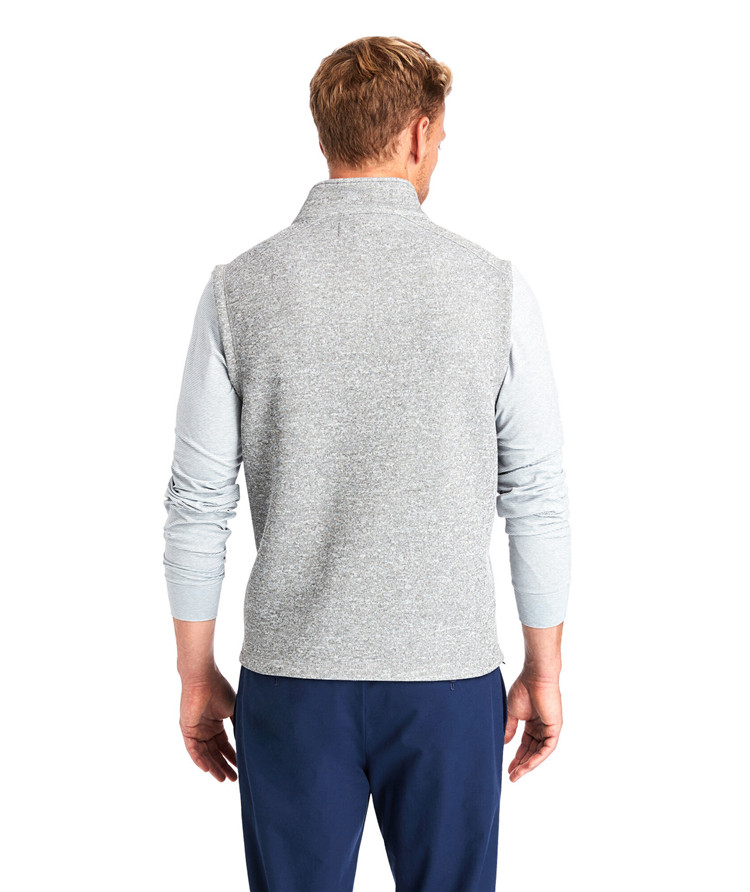 Customized practical high-quality full-zip sweater wool vests, men's sports vests
