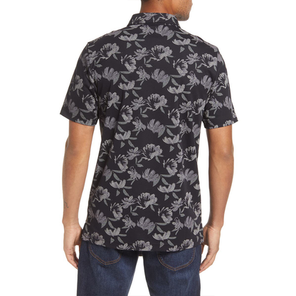 Customisable Performance Logo T-Shirts 88% Polyester 12% Spandex Short Sleeve Golf Polo Shirts with Design Patterns