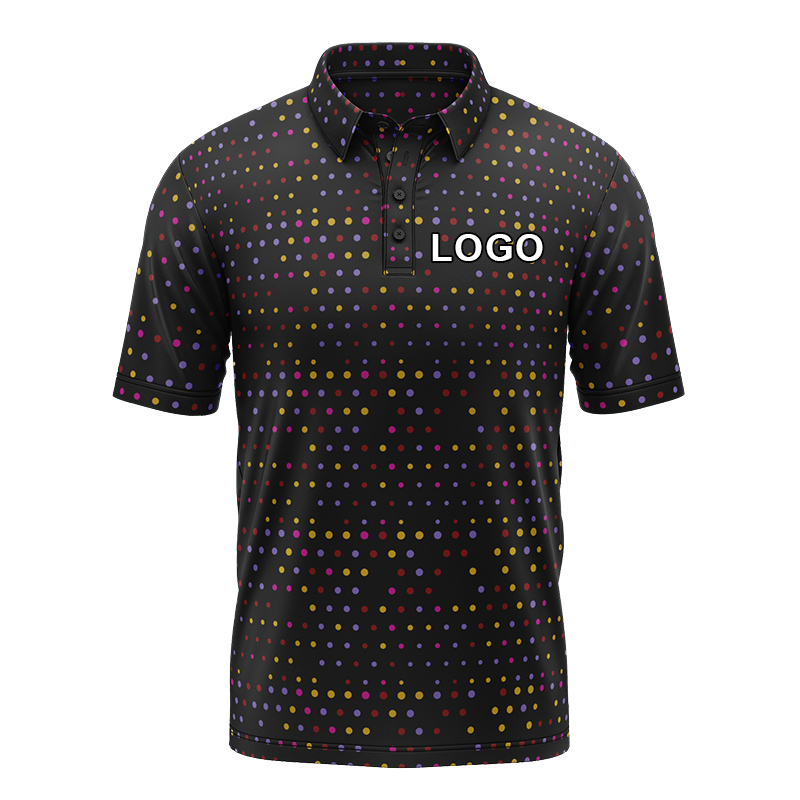 Custom logo Embroidered 92% Polyester 8% Spandex Luxury Performance Golf Tshirts High Quantity Polo Shirt