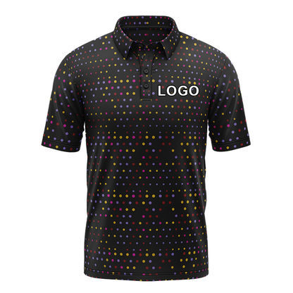 Custom logo Embroidered 92% Polyester 8% Spandex Luxury Performance Golf Tshirts High Quantity Polo Shirt