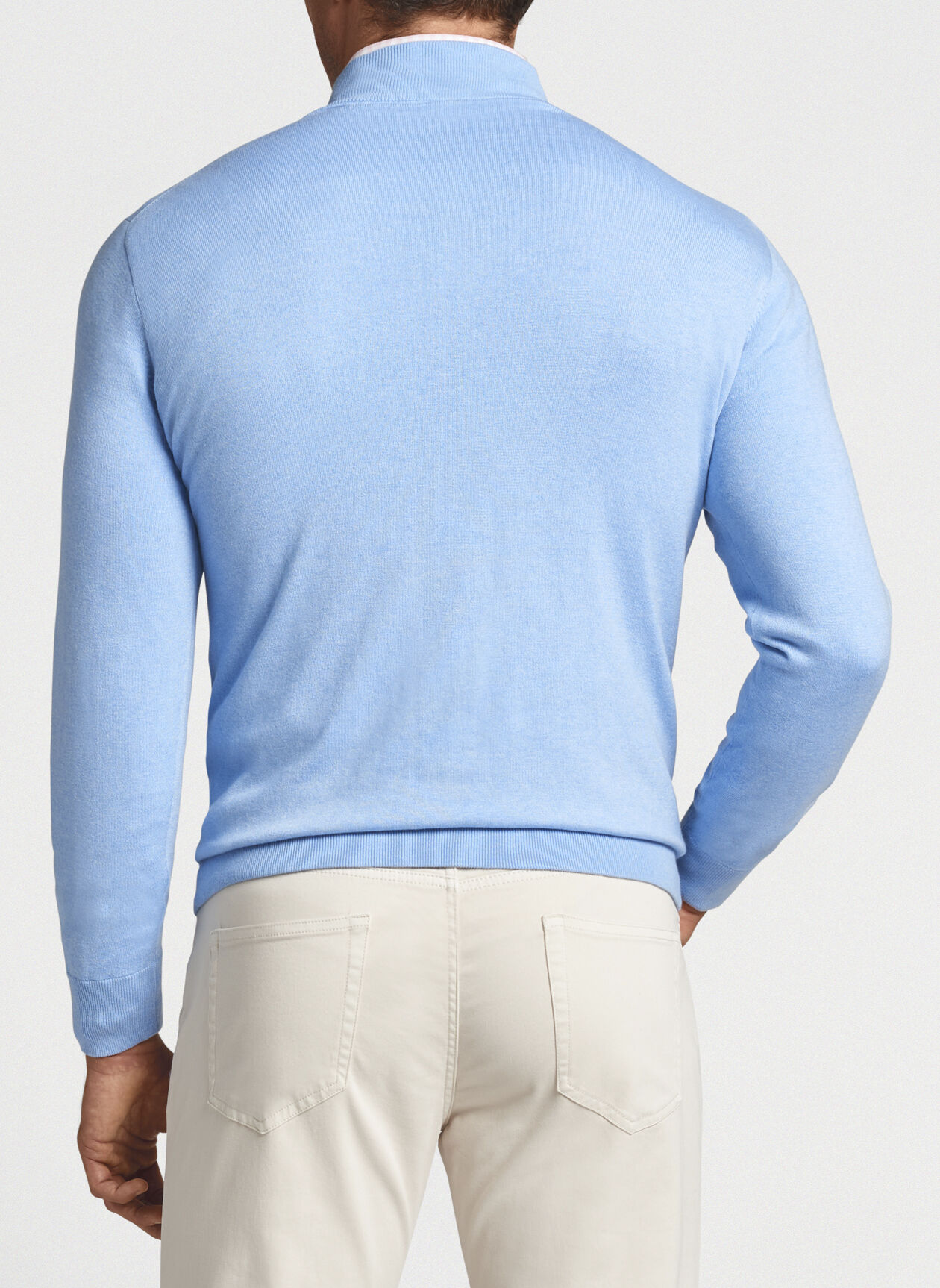 Oem Custom Logo High Quality Luxury Fleece 1/4 Zip Collar Quarter Zip Pullover Vendor Golf Men's Sweaters
