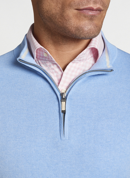 Oem Custom Logo High Quality Luxury Fleece 1/4 Zip Collar Quarter Zip Pullover Vendor Golf Men's Sweaters