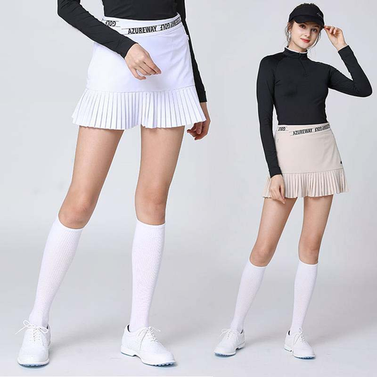 Custom-made women's golf pleated skirts, quick-drying skirts for summer, high-waisted figure-hugging short skirts, breathable golf clothing for outdoor use
