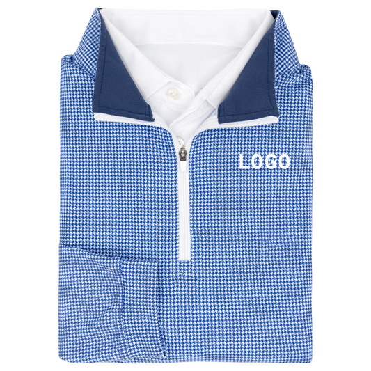 Custom logo Luxury Quick Dry Anti-shrink Full Sublimated Long Sleeve Jersey Athletic Half Zip Pullover Golf Sweatshirt