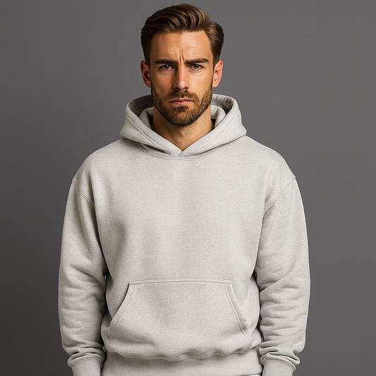 Blank Oversized Pullover Cotton Heavyweight Streetwear Plain Custom Basic Blank Print Embroidery Hoodies Manufacturer
