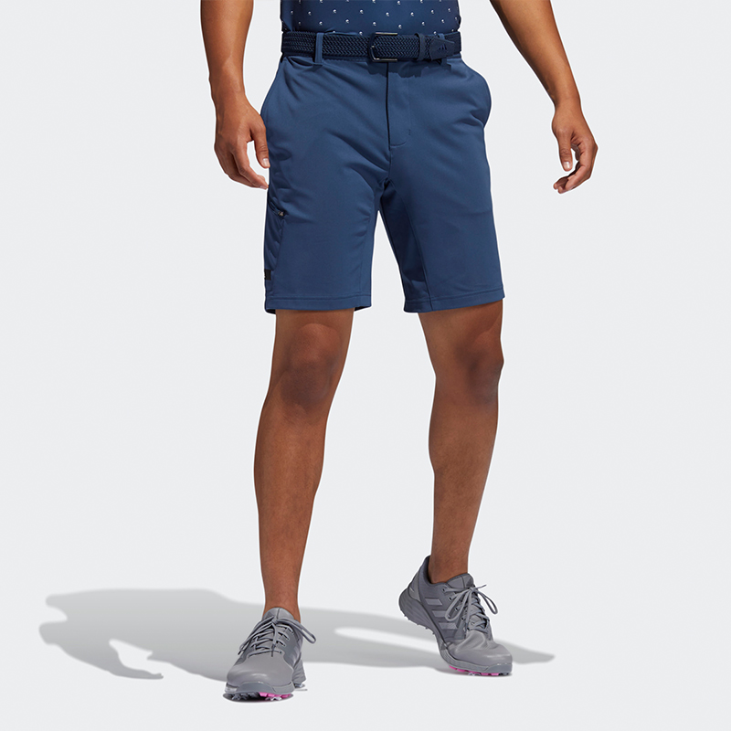High-quality four-way stretch golf shorts with logo pockets, wrinkle-resistant, quick-drying, suitable for sports and work, as well as elastic Bermuda shorts for men